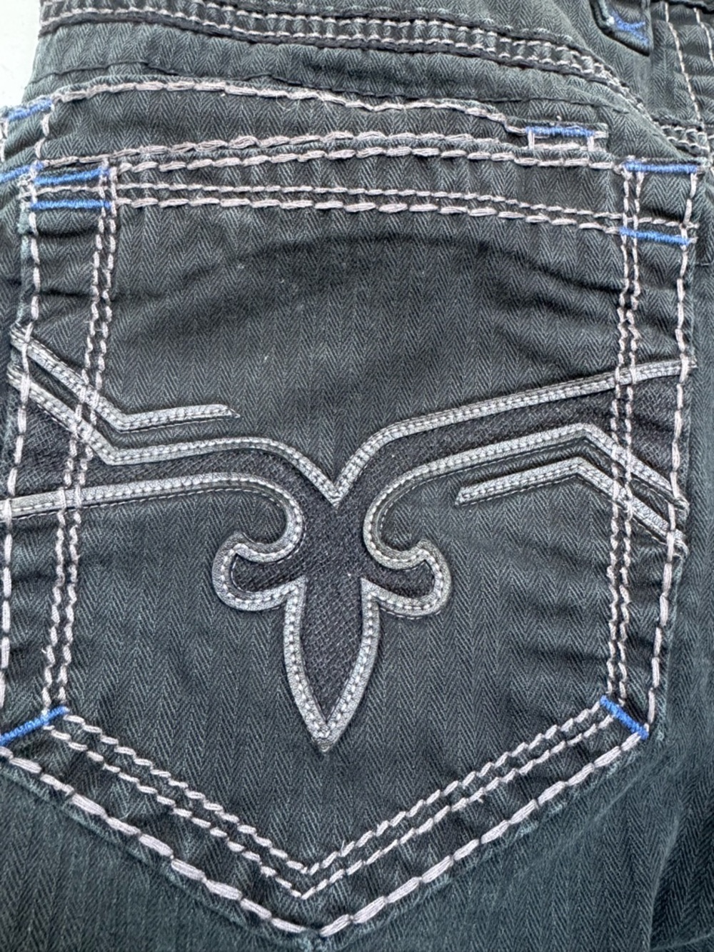 Rock Revival Men's Black Jeans - Picture 7 of 16